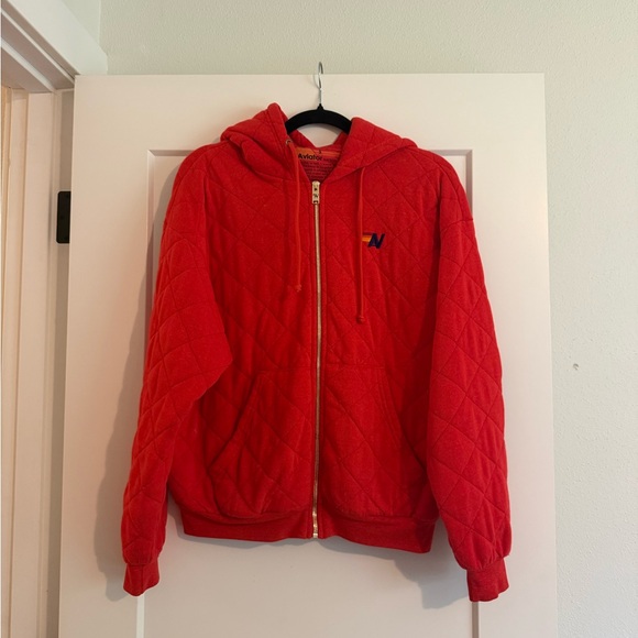 Aviator Nation Quilted zip hoodie - Picture 2 of 3